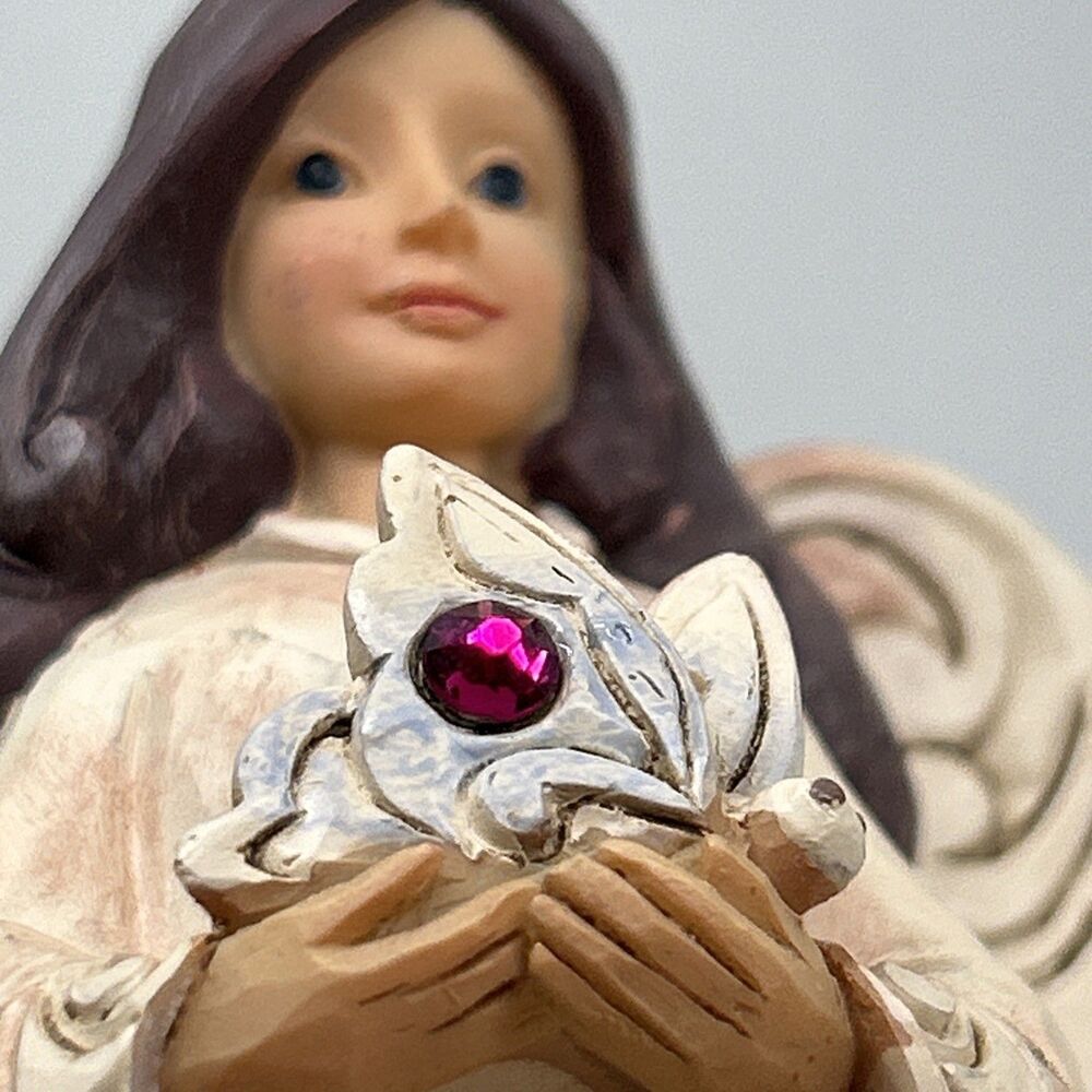 2018 Jim Shore 6001568 Delphinium (July - Ruby‎ Birthstone) ‼️Read DESC‼️ - Picture 4 of 8
